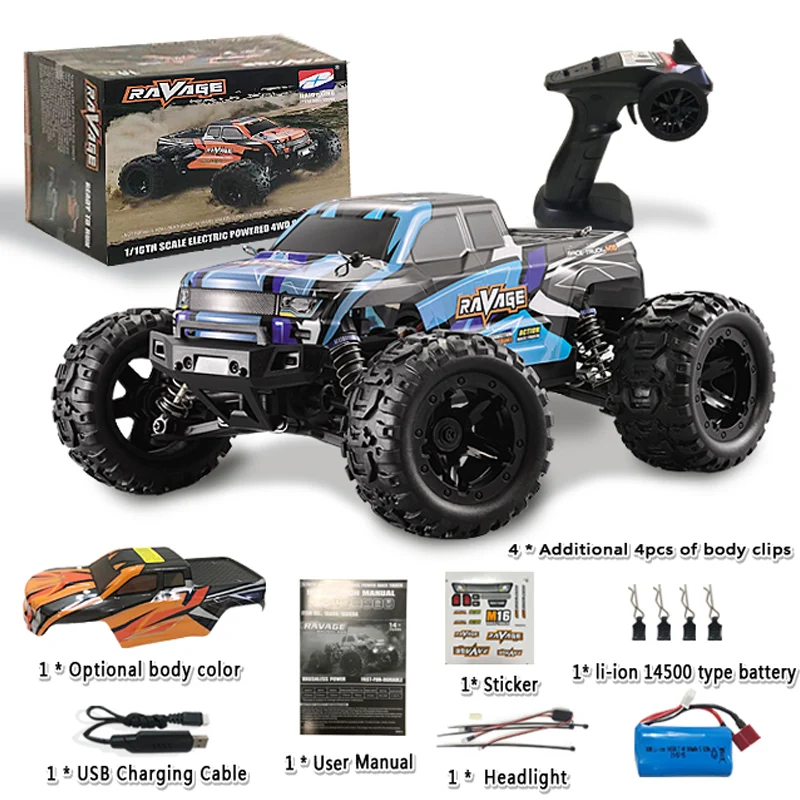 Haiboxing 4x4 Truck 1/16スケール HAIBOXING 1:16 Scale 4WD Race Truck 36+KM/H High Speed 16889