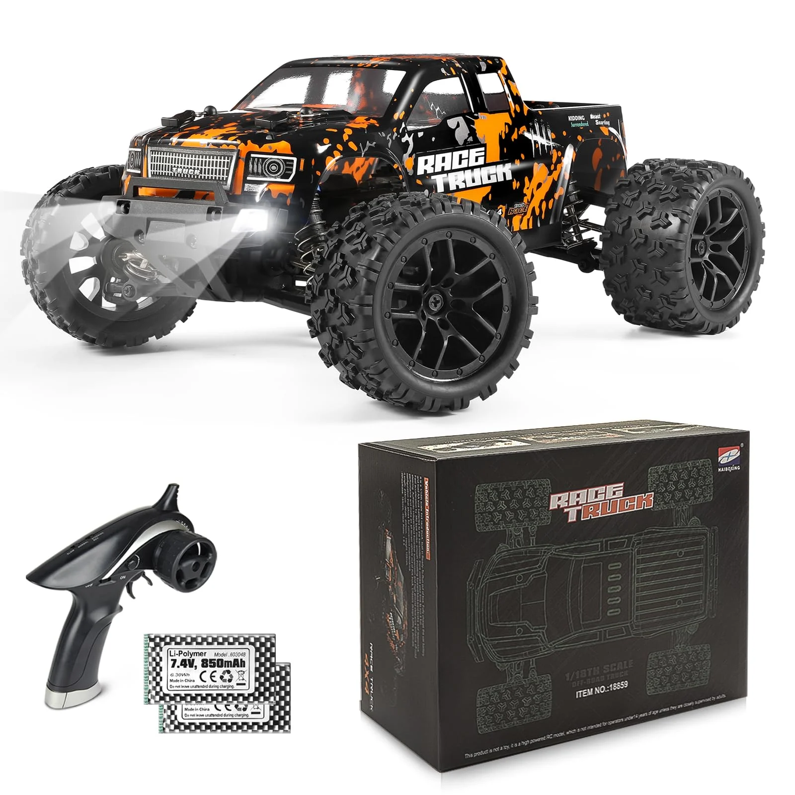 HAIBOXING 118 Scale RC Monster Truck 18859E